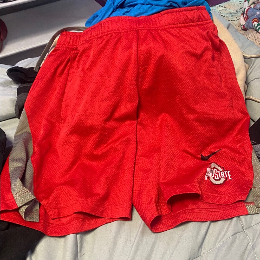 Nike Red Ohio State Sports Shorts